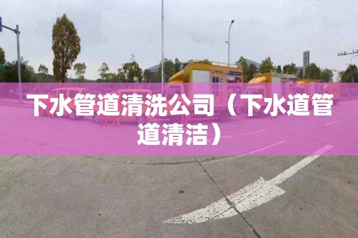 下水管道清洗公司（下水道管道清潔）