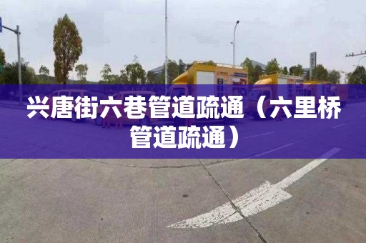 興唐街六巷管道疏通（六里橋管道疏通）