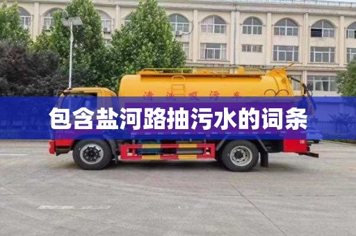 包含鹽河路抽污水的詞條