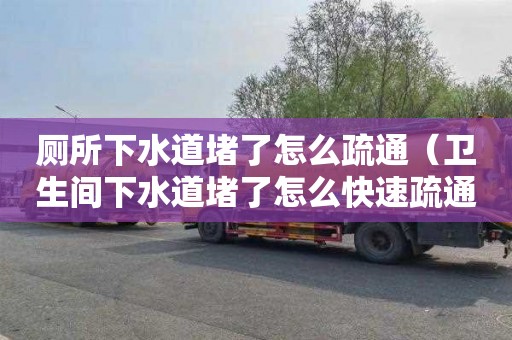 廁所下水道堵了怎么疏通（衛生間下水道堵了怎么快速疏通）