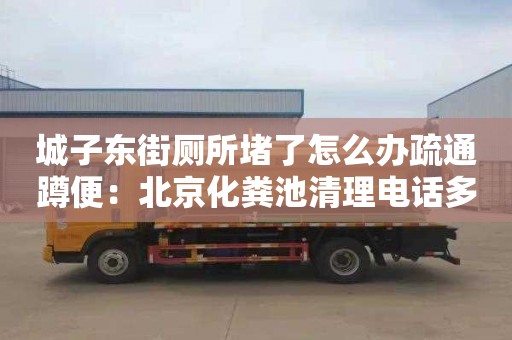 城子東街廁所堵了怎么辦疏通蹲便：北京化糞池清理電話(huà)多少