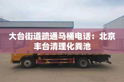 大臺街道疏通馬桶電話(huà)：北京豐臺清理化糞池