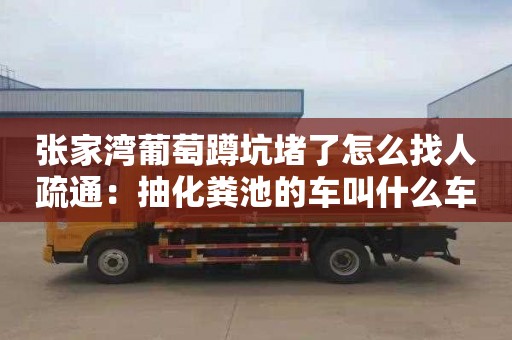 張家灣葡萄蹲坑堵了怎么找人疏通：抽化糞池的車(chē)叫什么車(chē)