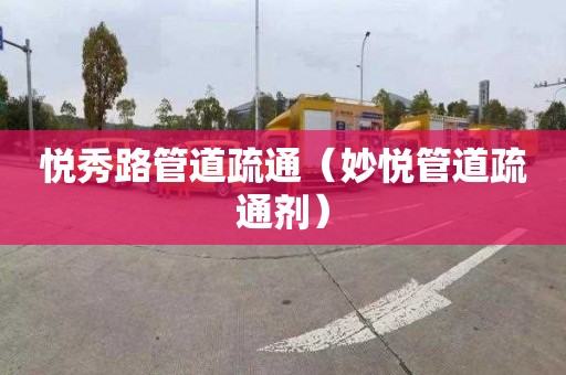 悅秀路管道疏通（妙?lèi)偣艿朗柰▌?></div>
            <div   id=