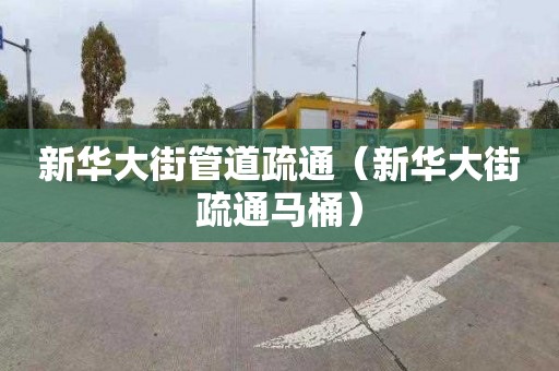 新華大街管道疏通（新華大街疏通馬桶）