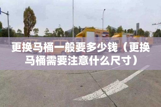 更換馬桶一般要多少錢(qián)（更換馬桶需要注意什么尺寸）