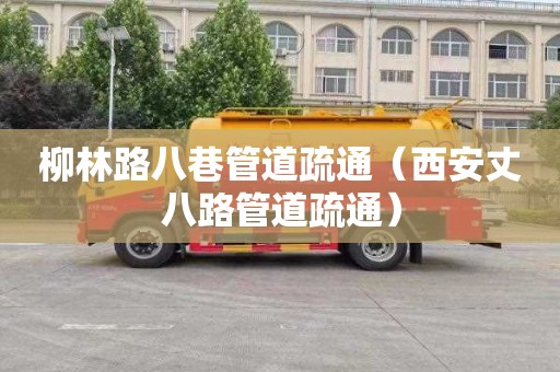 柳林路八巷管道疏通（西安丈八路管道疏通）