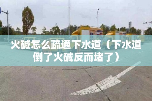 火堿怎么疏通下水道（下水道倒了火堿反而堵了）