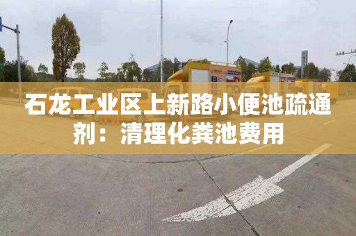 石龍工業(yè)區上新路小便池疏通劑：清理化糞池費用