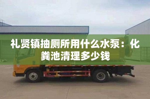 禮賢鎮抽廁所用什么水泵：化糞池清理多少錢(qián)