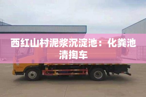 西紅山村泥漿沉淀池：化糞池清掏車(chē)