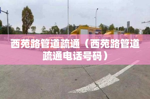 西苑路管道疏通（西苑路管道疏通電話(huà)號碼）