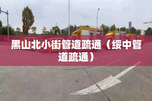 黑山北小街管道疏通（綏中管道疏通）