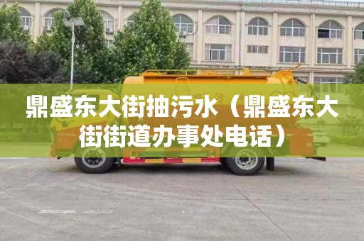 鼎盛東大街抽污水（鼎盛東大街街道辦事處電話(huà)）