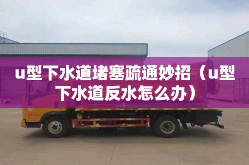 u型下水道堵塞疏通妙招（u型下水道反水怎么辦）